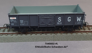 Trix Express #0002 H0 Offener Güter- / Hochbordwagen SGW, BN 050 4 579-5, SNCF