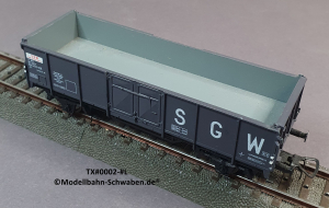 Trix Express #0002 H0 Offener Güter- / Hochbordwagen SGW, BN 050 4 579-5, SNCF