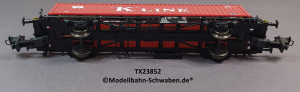 Trix Express 23852 H0 Containertragwagen Lgis, bel. m. 40-Container K Line, DB