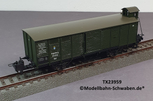 Trix Express 23959 H0 Gedeckter Güterwagen m.BrH., K.Bay.Sts.B. OVP