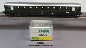Trix Express 33006 H0 Schnellzugwagen 2. Kl., B4üwe-39/53, DB, OVP