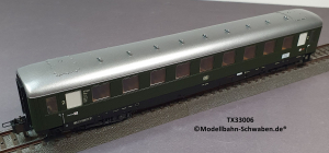Trix Express 33006 H0 Schnellzugwagen 2. Kl., B4üwe-39/53, DB, OVP