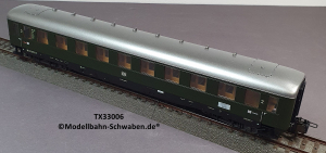 Trix Express 33006 H0 Schnellzugwagen 2. Kl., B4üwe-39/53, DB, OVP