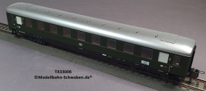Trix Express 33006 H0 Schnellzugwagen 2. Kl., B4üwe-39/53, DB, OVP