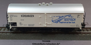 Trix Express 33406 H0 Kühlwagen Seefisch BN 805 1 026-6, DB