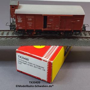 Trix Express 33420 H0 Gedeckter Güterwagen mit Brh. BN 11851, DB, OVP