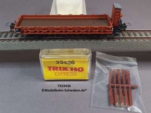 Trix Express 33436 H0 Rungenwagen mit Bremserhaus, DB, OVP
