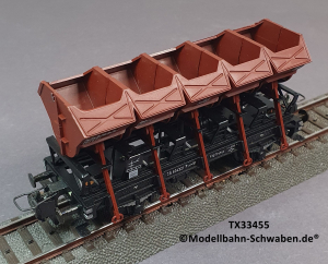 Trix Express 33455 H0 Muldenkippwagen, DB, OVP