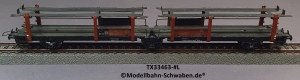 Trix Express 33463 H0 Autotransportwagen, unbeladen, DB