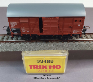 Trix Express 33488 H0 Ged. Güterwagen Gklm, DB, OVP