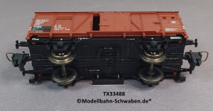 Trix Express 33488 H0 Ged. Güterwagen Gklm, DB, OVP