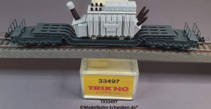 Trix Express 33497 H0 Tiefladewagen Trafo-Union, OVP