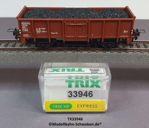Trix Express 33946 H0 IMB 1999 Güterwagen E 035 beladen, OVP