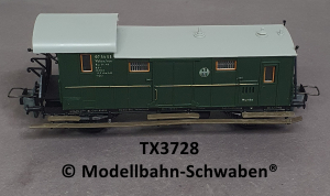 Trix Express 3728 H0 Gepäck-/Packwagen Pwi, BN 075655, DRG, OVP