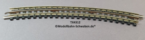 Trix Express 4312 H0 Gleis Gebogen R1/30°
