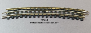 Trix Express 4314 H0 Gleis Gebogen R1/24°
