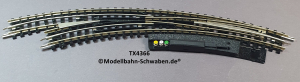 Trix Express 4366 H0 Bogenweiche, Elektrisch, links