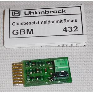 Uhlenbrock 432 GBM Gleisbesetztmelder mit Relais