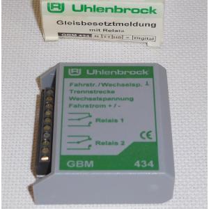 Uhlenbrock 434 GBM Gleisbesetztmeldung mit Relais