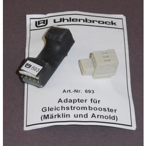 Uhlenbrock 693 Adapter für Gleichstrombooster, Märklin und Arnold