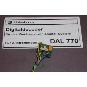 Uhlenbrock 770 DAL Digitaldecoder für das Wechselstrom-Digital-System