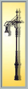 Viessmann 6393 H0 Leuchte Charlottenburg, 111 mm