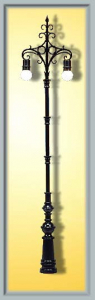 Viessmann 6395 H0 Leuchte Brandenburger Tor, zweiflammig, 138 mm