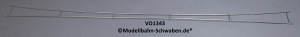 Vollmer 1343 H0 Fahrdraht 400 mm