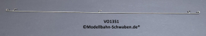 Vollmer 1351 H0 Fahrdraht für Kastenbrücke 2506