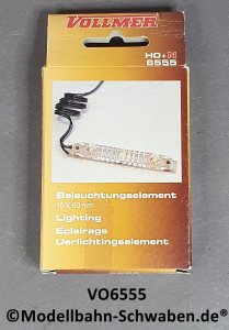 Vollmer 6555 Beleuchtungselement, 16V/60mm, OVP