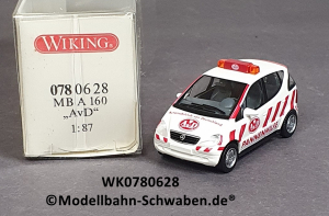 Wiking 0780628 H0, MB A-160, AvD Pannenhilfe, OVP