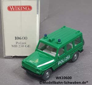 Wiking 10600 H0 MB 230 GE, Polizei, OVP