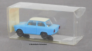 Wiking 12913 H0 Trabant 601 S, hellblau, Dach weiss, OVP