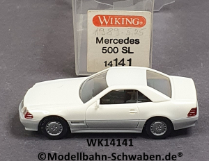 Wiking 14141 H0, MB 500 SL, weiss, OVP