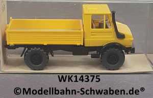 Wiking 14375 H0, Unimog 1700, gelb, OVP