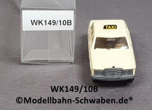 Wiking 149/10B H0 MB 240 D, Taxi, creme, EVP