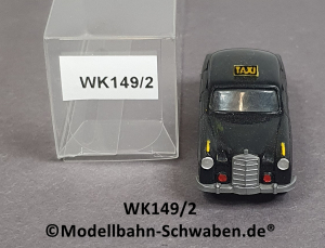 Wiking 149/2 H0 MB 220, Taxi, Mod.54, Schwarz, EVP