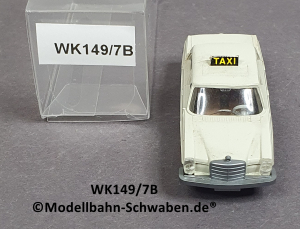 Wiking 149/7B H0 MB 200/8 Taxi, grauweiß, EVP