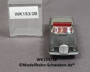 Wiking 153/3B H0 MB 300 SE, Cabrio, basaltgrau, EVP