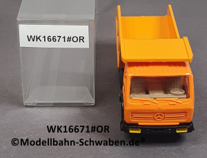 Wiking 16671 H0, MB Muldenkipper, orange, EVP