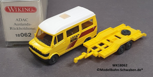 Wiking 18062 H0 MB L207, ADAC Auslands-Rückholdienst, OVP