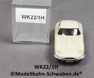 Wiking 22/1H H0, Jaguar E-Type, elfenbein, 2n, EVP