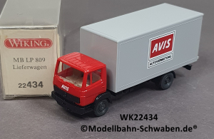 Wiking 22434 H0, MB LP 809 Lieferwagen, AVIS Autovermietung, OVP