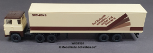 Wiking 26520 H0, Scania Container-Sattelzug, Siemens