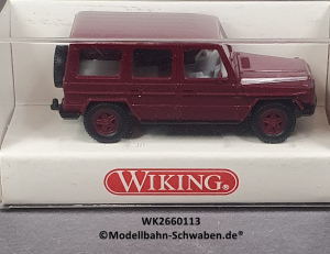 Wiking 2660113 H0, MB 230 GE, bordeauxrot, OVP