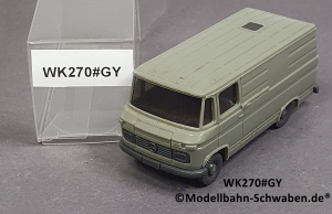 Wiking 270 H0, MB 207 D L 406 Kasten, zementgrau, EVP