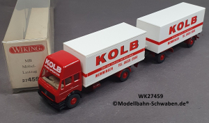 Wiking 27459 H0, MB Möbellastzug, Kolb, OVP