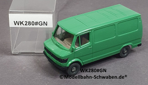 Wiking 280 H0, MB 207 D Kasten, grün, EVP