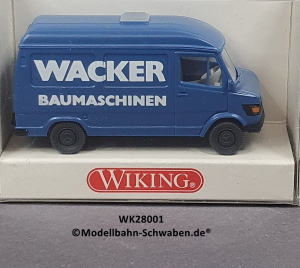 Wiking 28001 H0, MB 207 D Kasten, Wacker Baumaschinen, OVP
