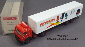 Wiking 29542 H0, MB 1626 Sattelzug Sitag, OVP